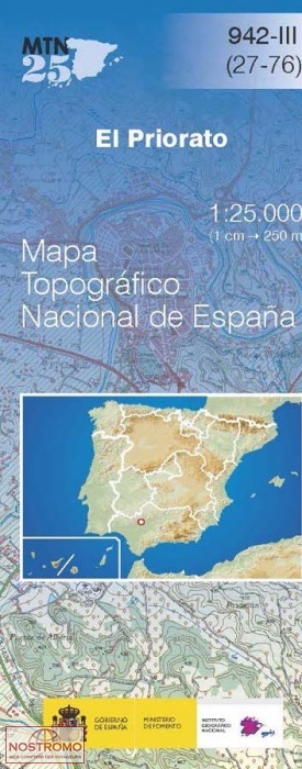 0942-3 EL PRIORATO | carte topographique CNIG