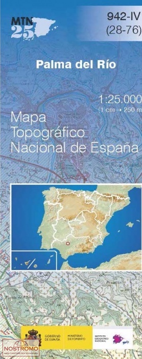 0942-4 PALMA DEL RÍO | carte topographique CNIG
