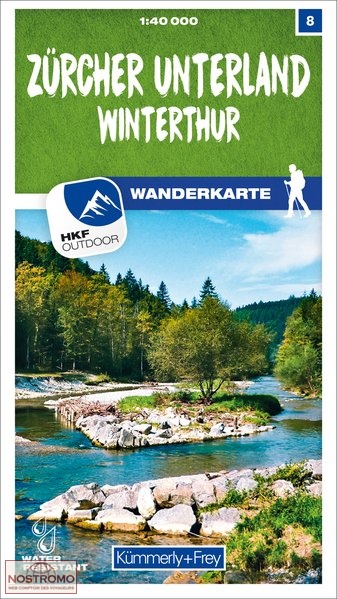 ZÜRCHER UNTERLAND - WINTERTHUR - 08 | Kummerly+Frey hiking map