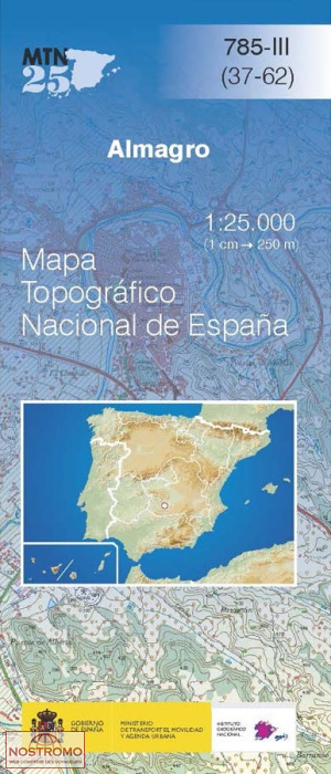 785-3 ALMAGRO | carte topographique CNIG