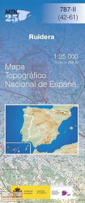 787-2 RUIDERA | carte topographique CNIG