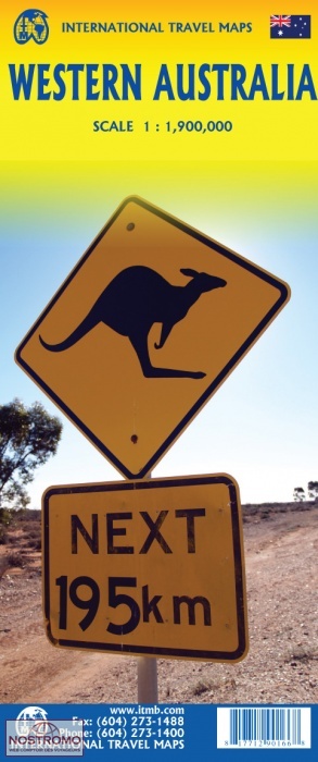 WESTERN AUSTRALIA | carte touristique ITMB