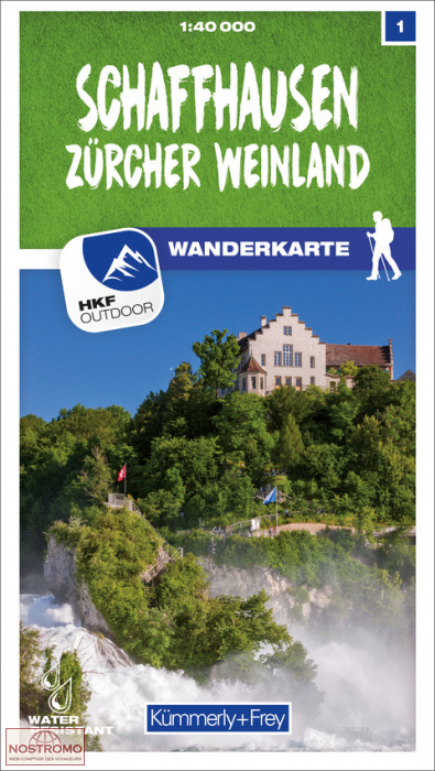 SCHAFFHAUSEN - ZÜRCHER WEINLAND - 01 | Kummerly+Frey hiking map