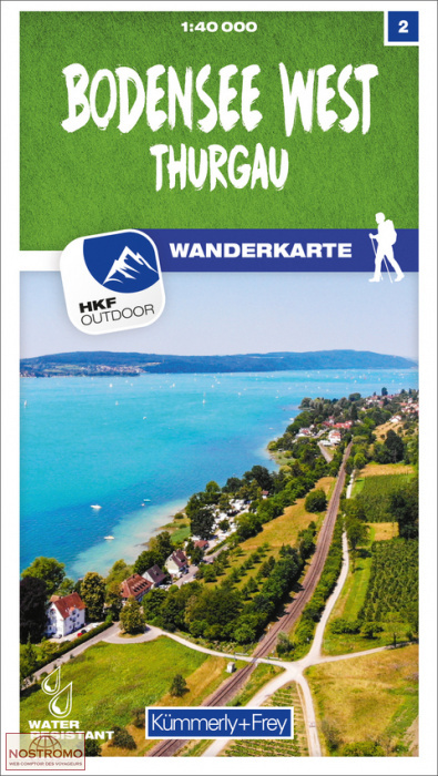BODENSEE WEST - THURGAU - 02 | Kummerly+Frey hiking map