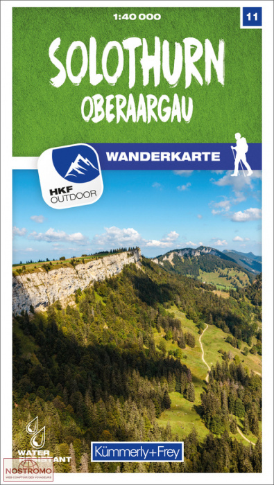SOLOTHURN - OBERAARGAU - 11 | Kummerly+Frey hiking map