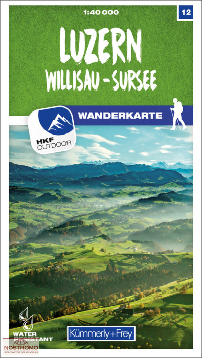 LUZERN - WILLISAU - SURSEE - 12 | Kummerly+Frey hiking map