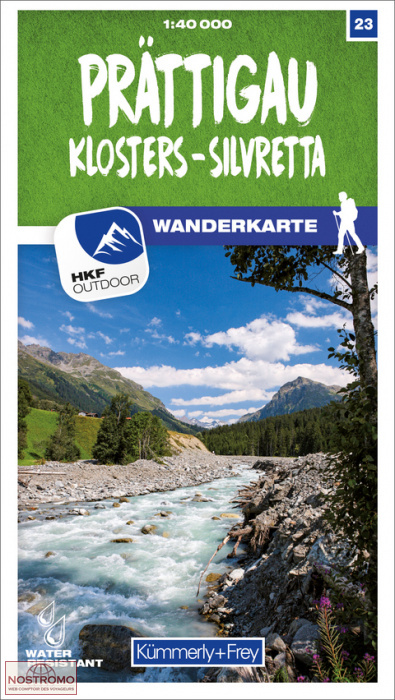 PRÄTTIGAU - KLOSTERS - SILVRETTA - 23 | Kummerly+Frey hiking map