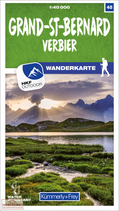 GRAND-ST-BERNARD - VERBIER - 48 | Kummerly+Frey hiking map