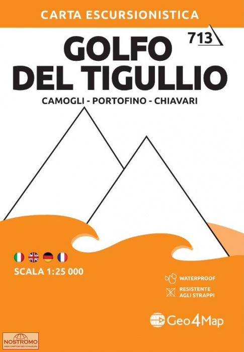 713 GOLFO DEL TIGULLIO | carte de randonnée Geo4map
