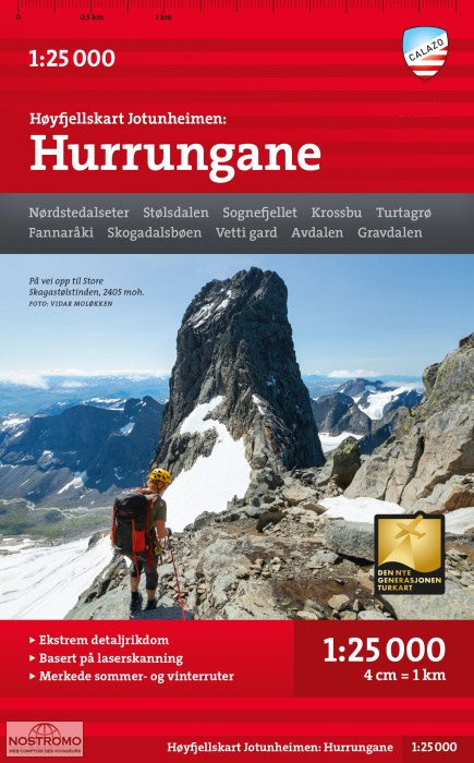 HURRUNGANE | carte de randonnée Calazo