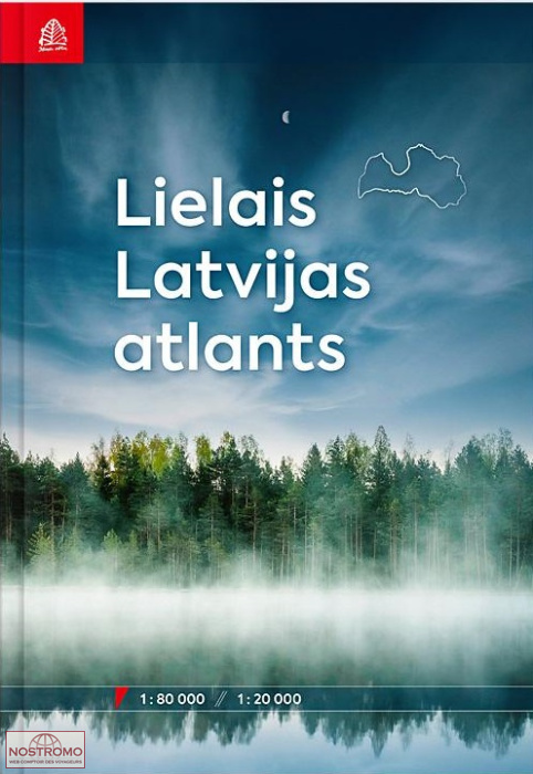 LATVIA | Jana Seta road atlas