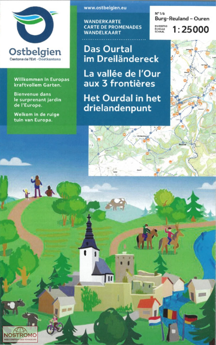 LA VALLÉE AUX 3 FRONTIÈRES 1/6 | NGI/IGN hiking map