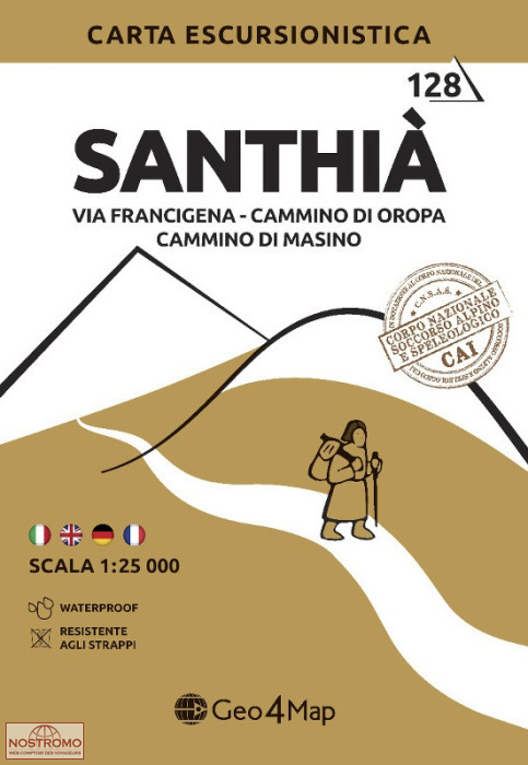 128 SANTHIÀ | Geo4map hiking map