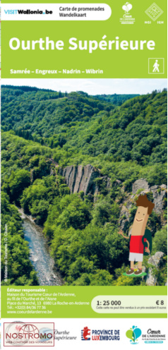 OURTHE SUPÉRIEURE | carte de randonnée NGI/IGN