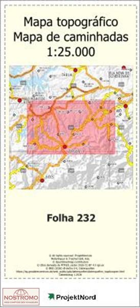 232 ARGANIL | carte topographique Projektnord