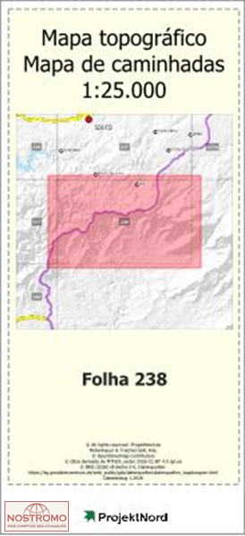 238 FOIOS (SABUGAL) | carte topographique Projektnord