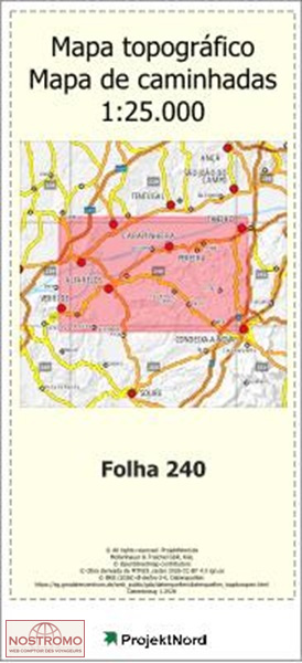 240 MONTEMOR-O-VELHO | carte topographique Projektnord