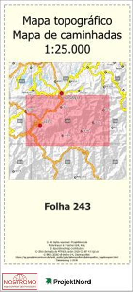 243 GOIS | carte topographique Projektnord