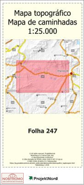 247 CAPINHA (FUNDAO) | carte topographique Projektnord