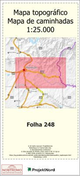 248 PENAMACOR | carte topographique Projektnord