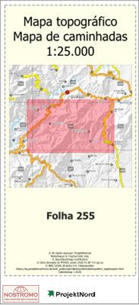 255 BARROCA (FUNDAO) | carte topographique Projektnord
