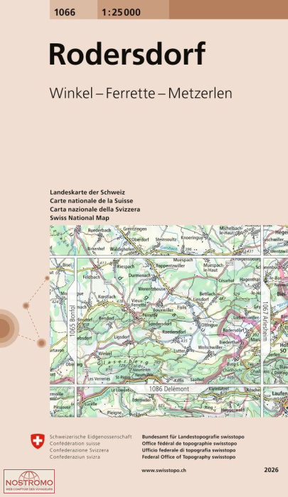 1066 RODERSDORF | Swisstopo topographic map