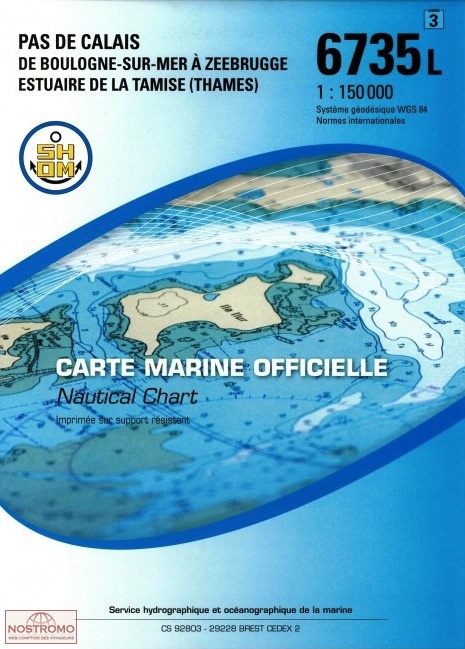 6735L PAS DE CALAIS | SHOM nautical chart