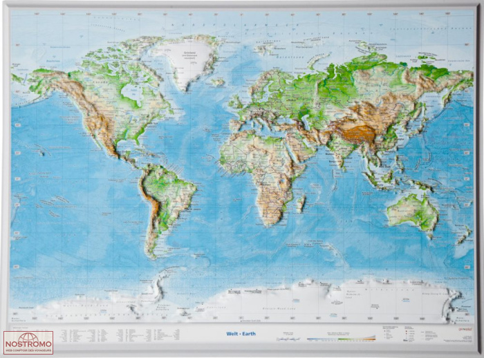 WORLD | Georelief relief map