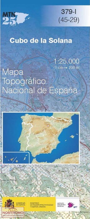 379-1 CUBO DE LA SOLANA | carte topographique CNIG