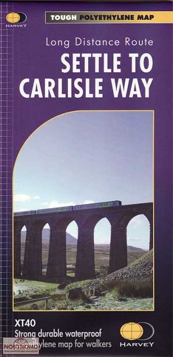 SETTLE TO CARLISLE WAY | Harvey hiking map