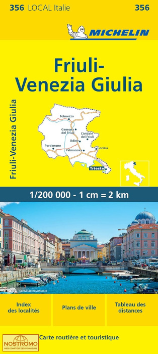 356 FRIULI - VENEZIA GULIA | Michelin road map