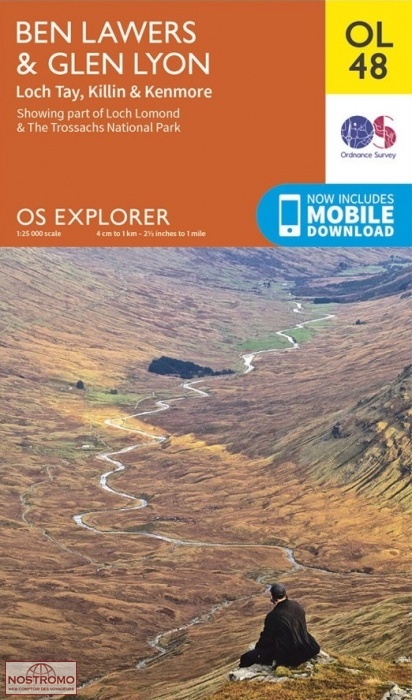OL48 BEN LAWERS & GLEN LYON - LOCH TAY, KILLIN & KENMORE | OS hiking map