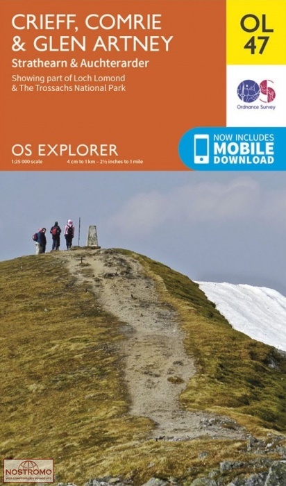 OL47 CRIEFF, COMRIE & GLEN ARTNEY | OS hiking map