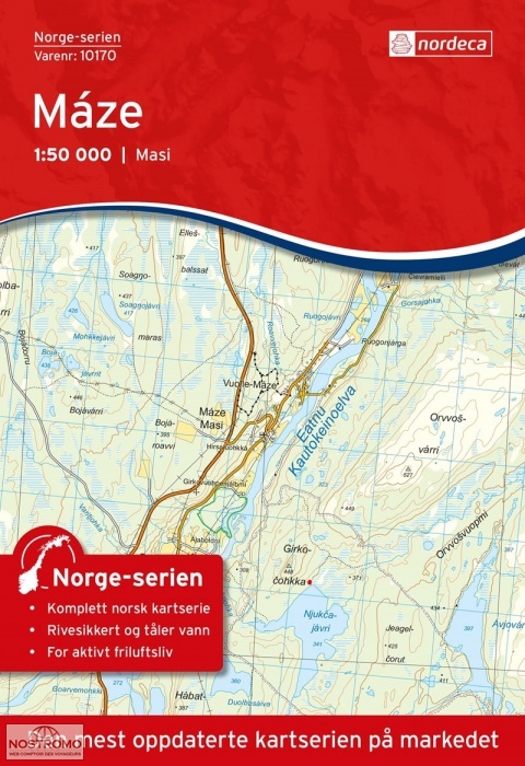 10170 MAZE | carte topographique Nordeca