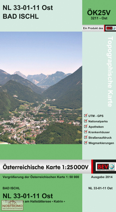 3211-OST BAD ISCHL | BEV topographical map
