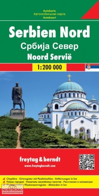 SERBIA NORTH | Freytag & Berndt road map