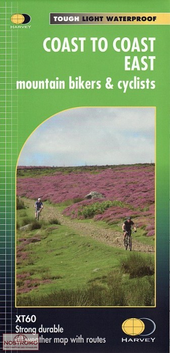 COAST TO COAST EAST | carte de cyclotourisme Harvey