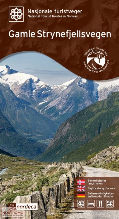 GAMLE STRYNEFJELLSVEGEN 9 | carte touristique Nordeca