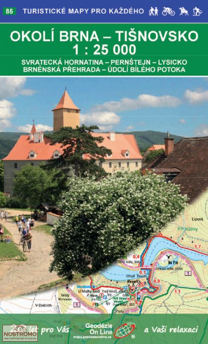 OKOLÍ BRNA - TIŠNOVSKO - 85 | Geodezie On Line map