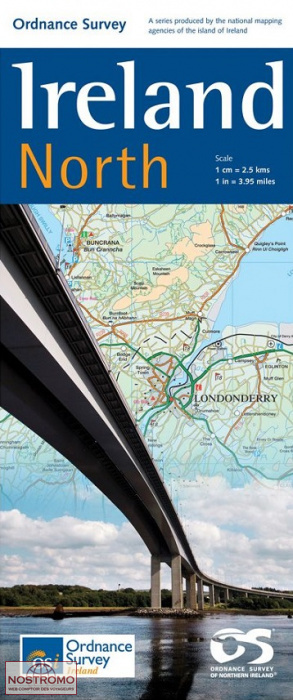 IRLANDE NORD | carte routière OSI