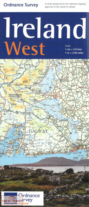 IRLANDE OUEST | carte routière OSI