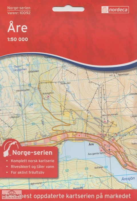 10092 ÅRE | Nordeca topographical map