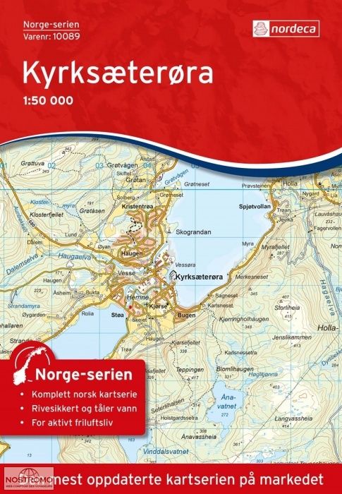 10089 KYRKSÆTERØRA | Nordeca topographical map