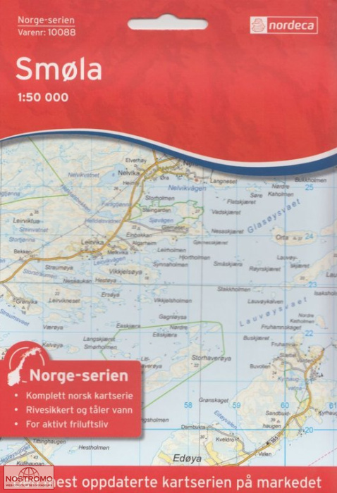 10088 SMØLA | Nordeca topographical map | nostromoweb