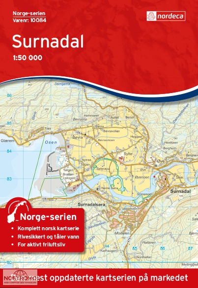 10084 SURNADAL | Nordeca topographical map