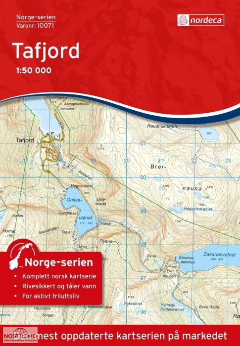 10071 TAFJORD | carte topographique Nordeca