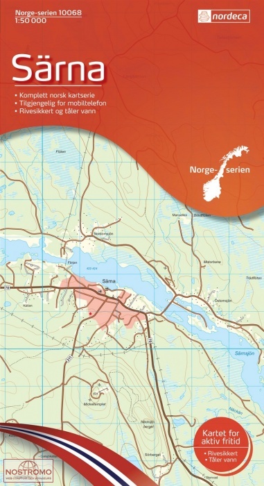 10068 SÄRNA | carte topographique Nordeca