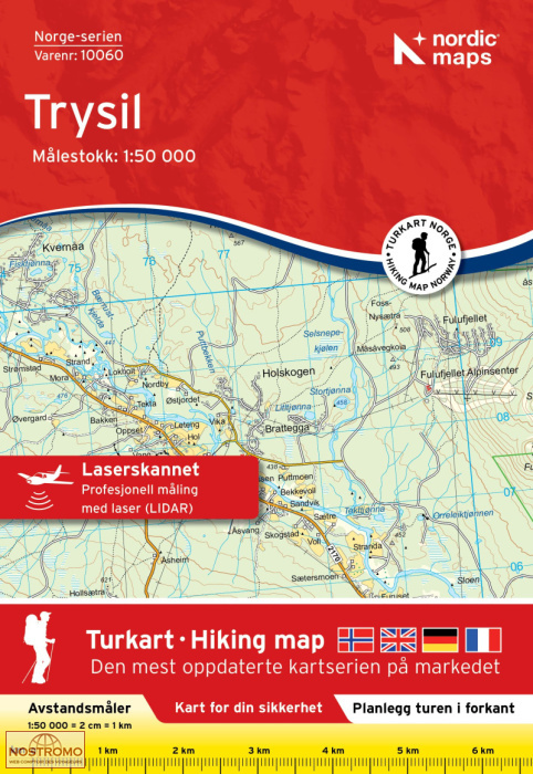 10060 TRYSIL | carte topographique Nordic Maps