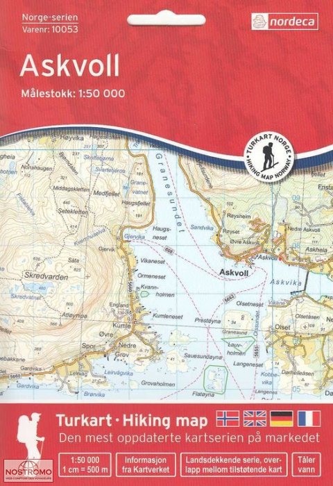 10053 ASKVOLL | carte topographique Nordeca