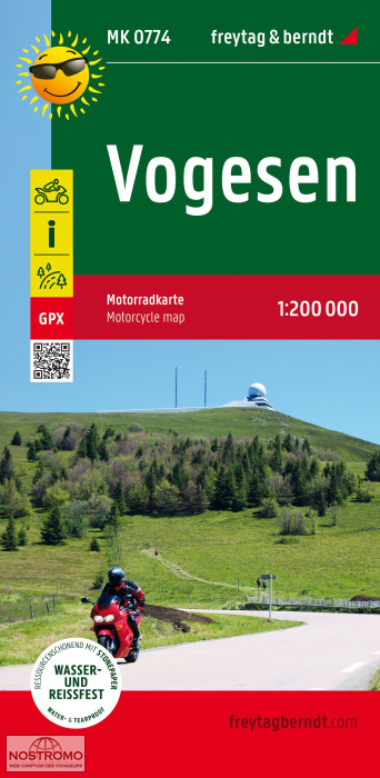 MK 0774 VOSGES | Freytag & Berndt travel map